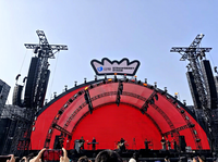 Estructura de Arco para Escenario de Conciertos al Aire Libre de Aleación de Aluminio, Certificación CE, 1 Año de Garantía, 4m de Altura, 6.5m de Longitud
