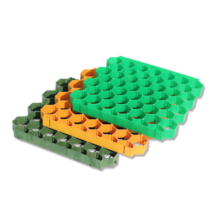 Kangshun <b>Interlocking</b> Artificial Grass <b>Tile</b> 30mm-70mm HDPE Green Durable Easy Installation For Lawn Parking Roof Courtyard - Product Image 1