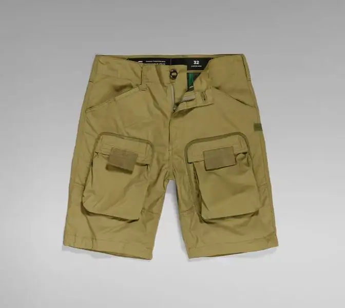 Nuovo logo personalizzato uomo Patch 3 D Pocket cotone Cargo Shorts abbigliamento estivo da strada