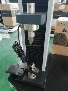 ASTM D790 1KN 5KN Tek Kolonlu Bilgisayarlı Servo Kontrollü Sert Plastik 3 Noktalı Bükme Test Cihazı - Product Image 3