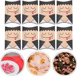 Cajas de Regalo de Papel con Temática de Halloween, Cajas de Embalaje en Forma de Almohada para Dulces y Pequeños Regalos, Cajas de Regalo de Almohada para Fiestas de Halloween - Product Image 4