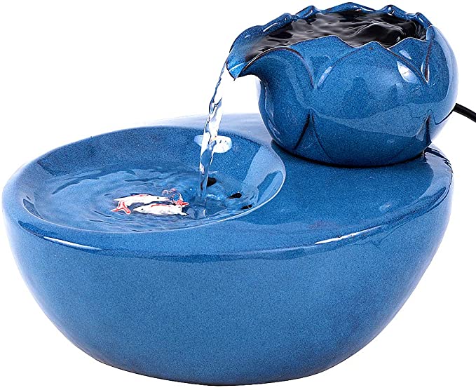 Дозатор воды для кошек, керамический фонтан для домашних питомцев