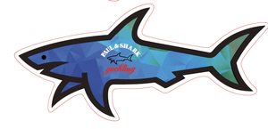 Op maat gemaakte waterdichte decoratieve Paul Et Shark stickers voor mobiel, tablet, koelkast, bagage, Vrunk Jul Stone en Cp Shark sticker - Product Image 5