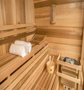 تصميم تقليدي جديد للساونا الخارجية لشريحة 2-4 أشخاص من الخشب الصلب والبخار الرطب للاسترخاء - Product Image 4