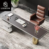 OEM Bureau de bureau moderne et luxueux personnalisé le plus récent Table de direction Mobilier de bureau avec chaise