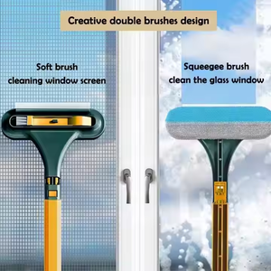 3 em 1 Tela Ferramenta Janela Home Ferramenta De Limpeza De Vidro Sem Desmontagem Edifício arranha-céus Limpando Long Handle Ferramentas de dupla face - Product Image 2