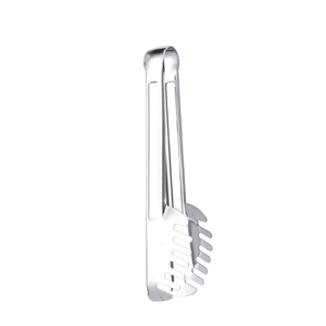 DFT12 Pince de cuisine créative en acier inoxydable pour steak, barbecue, poisson frit, aliments et pain, avec fentes - Product Image 1