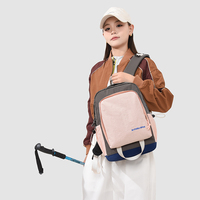 Sac à dos scolaire en nylon grande capacité, sac pour ordinateur portable unisexe, sac à dos de voyage, sac à dos résistant à l'usure