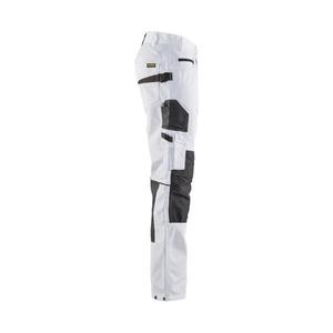 BLAKLADER - 109513301098C44 <b>Painters</b> trousers with stretch <b>White</b>/Dark grey - EAN 7330509658628 WORK TROUSERS CARGO WORK TROUSERS - Product Image 5