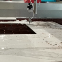 Machine de découpe à jet d'eau haute pression CNC 5 axes AITAO avec moteur et pompe - Découpeuse automatique pour pierre/marbre