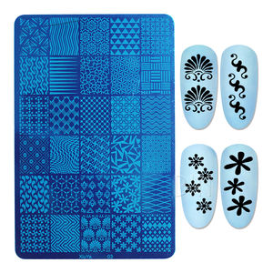 Kutusu Metal damgalama lehçe plakaları sıcak tırnak sanat damga plakası DIY tırnak boyama aracı OEM sıcak tırnak yapıştırması - Product Image 3