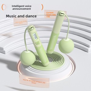 <span class=keywords><strong>Corde</strong></span> à <span class=keywords><strong>sauter</strong></span> intelligente rechargeable par USB, avec <span class=keywords><strong>musique</strong></span> et messages vocaux, <span class=keywords><strong>corde</strong></span> à <span class=keywords><strong>sauter</strong></span> sans fil professionnelle lestée, compteur numérique LED - Product Image 1
