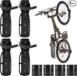 Supporto per Bicicletta <span class=keywords><strong>da</strong></span> Parete per Garage, Girevole Orizzontalmente e Verticale, Robusto, Pieghevole, per Interni - Product Image 1