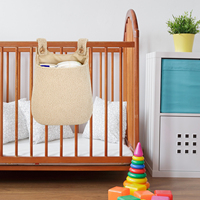 Sac de rangement suspendu pour couches de lit de bébé Sac de rangement suspendu pour berceau Sac à couches
