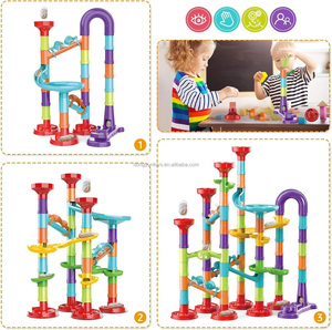 Vente chaude Marbre Run Toy Set STEM Éducatifs En Plastique Tuyau Blocs De Construction Puzzles pour Enfants Préscolaires - Product Image 5