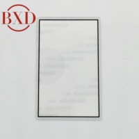 Couvercle supérieur de panneau de protection d'écran en verre pour le nouveau couvercle d'objectif d'écran supérieur 3DS Nouvelle console 3DS avec ruban adhésif