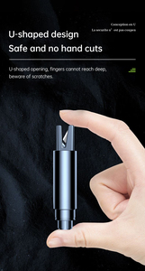 DRC 2-in-1 hợp kim khẩn cấp an toàn búa xe thoát công cụ cửa sổ kính ngắt dây an toàn cắt 1 năm bảo hành cho xe cứu hộ - Product Image 6