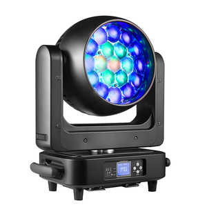 Projecteur LED mobile 19x25W RGBW Beam Wash Zoom pour éclairage de scène et d'église, <span class=keywords><strong>Aura</strong></span> Zoom Wash, projecteurs LED à tête mobile - Product Image 4