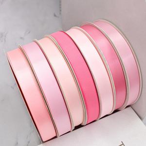 Cinta de Raso Rosa DAMAI de 0.6 cm de Ancho, 100 Yardas, Cinta de Poliéster de Doble Cara para Envolver Regalos, Ramos de Boda, Manualidades Florales - Product Image 2