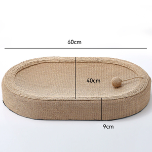 Papan goresan kucing besar, ramah lingkungan, sarang Sisal tahan lama Gerinda Modern pohon kucing klasik, hewan peliharaan tahan aus untuk kucing - Product Image 3