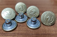 Machine de fabrication de boutons à pression en métal décoratifs personnalisés pour jeans, machine de pressage