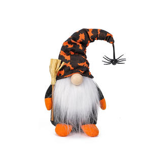 Espeluznante Gnomo de Halloween Muñeca sin rostro Bruja Estatuilla coleccionable temática para graduación Fiestas de Diwali Lindo estante de mesa espeluznante - Product Image 6