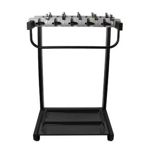 Soporte para paraguas con 12 ranuras de bloqueo, 60 cm de ancho, de hierro, independiente, para uso doméstico y comercial - Product Image 2