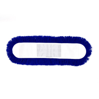 Tampon de recharge de vadrouille plat en fil acrylique pour le nettoyage de la poussière domestique pratique