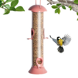 Mangeoire à oiseaux suspendue moderne et confortable, nouvelle mode, intérieur/extérieur, en métal, pour graines, cacahuètes, boules de graisse, bol élégant pour nourriture d'oiseaux - Product Image 3