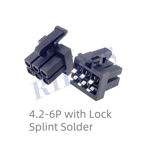 ATX CPU PCIe điện máy tính straddle núi cạnh kết nối <span class=keywords><strong>PCB</strong></span> nữ 4.2mm Wafer ổ cắm với khóa - Product Image 3