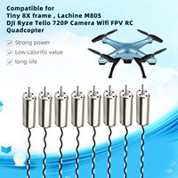 Moteur sans noyau personnalisable JL-8520 3.7V 7.4V Moteur CC à balais haute vitesse pour drone FPV, voiture RC, jouet, expérience scientifique, conforme ROHS