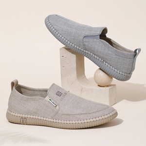 Nouvelles Chaussures de Course en Toile Souple 2026 au Design Personnalisé avec Semelle en Caoutchouc Concept Pieds Nus, Style <span class=keywords><strong>Espadrille</strong></span> Mocassin Tendance pour Hommes - Product Image 4