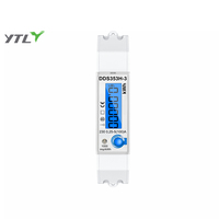 Medidor Digital eléctrico YTL DDS353H 100A Din-Rail 1 Fase 1 modelo medidor medio aprobado