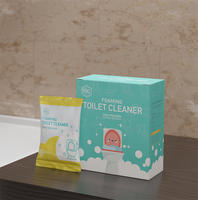 Poudre nettoyante moussante pour toilettes en sachet individuel – Nettoyant WC détartrant et désodorisant – Pack quotidien