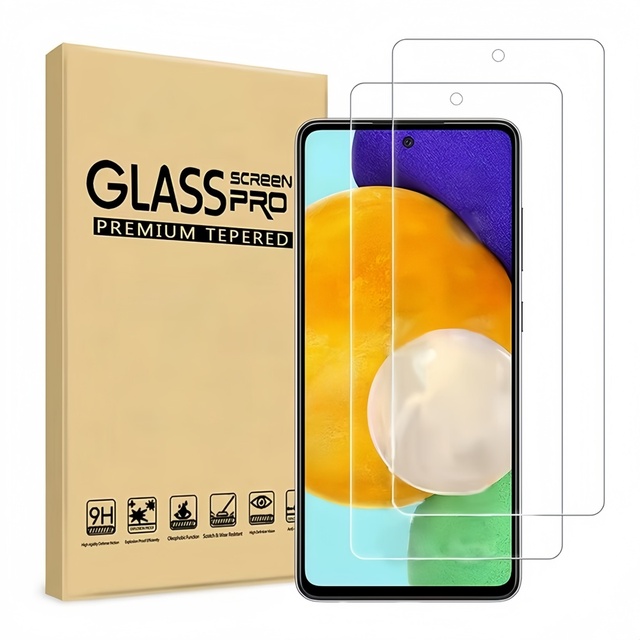 Wholesale Custom 2.5D Transparent Anti-Scratch Tempered Glass Screen Protector for Samsung Series Mobile Phone Use