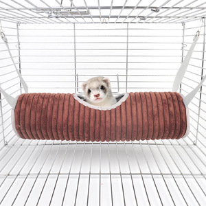 Hamster Cage <span class=keywords><strong>Hamac</strong></span> Furet Cacher Tunnel Chaud <span class=keywords><strong>Rat</strong></span> Petits Animaux Jouer Tube Balançoire Dormir Suspendu Lit Nid Hideaway Jouet - Product Image 2