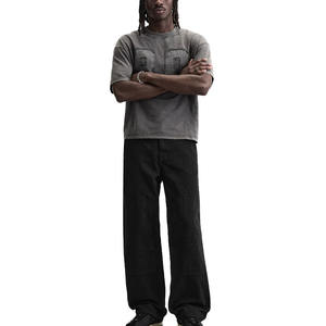 Пользовательские мужские футболки винтажные вымытые футболки патч Вышивка футболки - Product Image 6