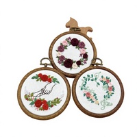Kit de broderie DIY de style antique et nouveau, ensemble de pratique de broderie pour salon, broderie anglaise transfrontalière Chine
