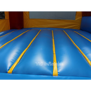 Château gonflable commercial avec toboggan combiné, château de saut gonflable avec toboggan à double voie pour <span class=keywords><strong>la</strong></span> location événementielle - Product Image 4