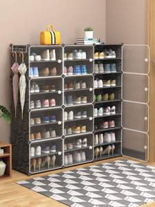 Yiwu Simple <strong>Shoe</strong> Cabinet Multi Layer Plastic <strong>Storage</strong> <strong>Shoe</strong> Rack Home <strong>Storage</strong> Cabinet Assembly <strong>Shoes</strong> Transparent <strong>Storage</strong> Cabinet - Product Image 5