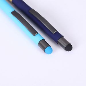 Nouveau stylo bille 2-en-1 en bambou et métal, couleurs personnalisées, logo, largeur d'écriture 1,0 mm, écran tactile, cadeau publicitaire original - Product Image 4