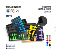 Ventes directes du fabricant, inserts d'emballage en mousse EVA écologiques personnalisés, matériaux inodores et absorbant les chocs