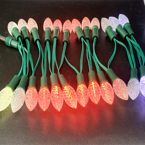 مقاوم للماء في الهواء الطلق عيد الميلاد 12 فولت 24 فولت 12 WS2811 C7 <span class=keywords><strong>C9</strong></span> Rgb بكسل عيد الميلاد 50 <span class=keywords><strong>Led</strong></span> ضوء سلسلة - Product Image 5