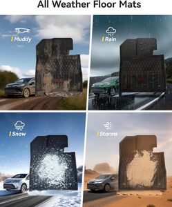 Alfombrillas <span class=keywords><strong>de</strong></span> 3W y revestimiento <span class=keywords><strong>de</strong></span> carga para Toyota <span class=keywords><strong>Sienna</strong></span> 2021-2025 LE/XLE (solo para 8 asientos) - Product Image 4