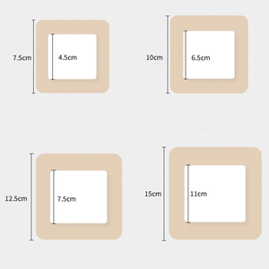 Gel de silicona autoadhesivo médico y apósito de poliuretano para heridas, apósito de espuma impermeable para el cuidado de heridas - Product Image 5