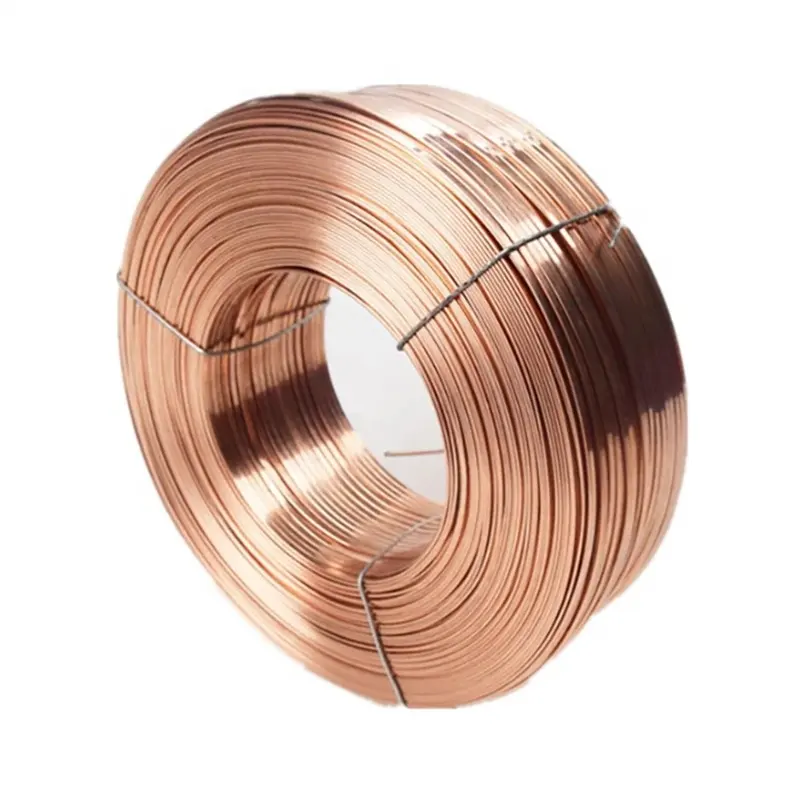 Anping Factory Cheap Price Copper Plated Coated Galvanized Flat Stitching Staple Binding Wire