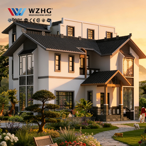 Kit de structure en acier léger modulaire moderne anti-termites pour villa, appartement et immeuble de bureaux, certifié AS/NZS - Product Image 1