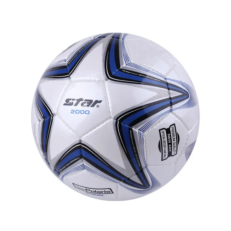 Resmi eğitim kullanımı el dikiş pu futbol topu