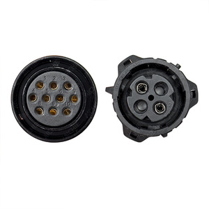 Faisceau de câblage RV standard européen personnalisé, adaptateur 10 broches vers 7 broches, étanche IP65, 1 mètre, âme en cuivre, isolation PVC, usage automobile - Product Image 3