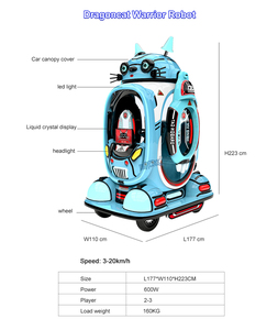 Xu hoạt động dragoncat đi bộ <span class=keywords><strong>Robot</strong></span> cưỡi điện giải trí lái xe <span class=keywords><strong>robot</strong></span> trò chơi Arcade máy - Product Image 4